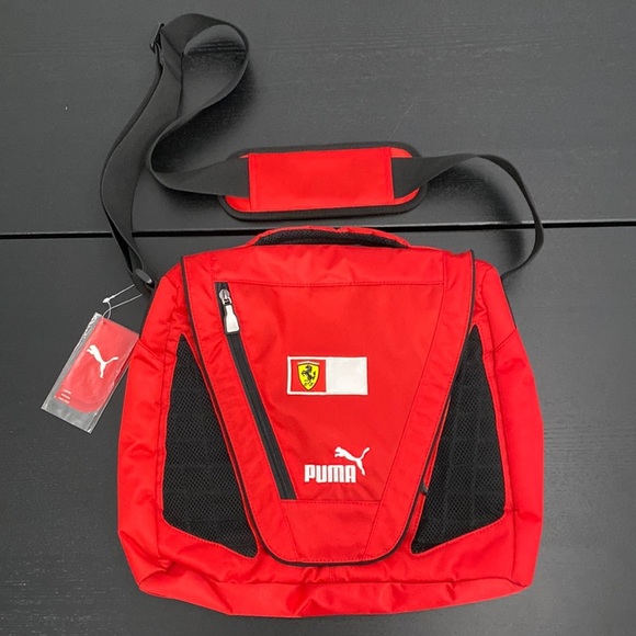 Ferrari XL Messenger Crossbody Bag - Picture 1 of 11